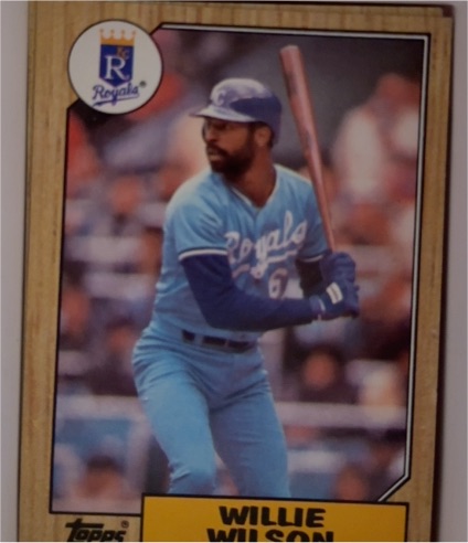 1987 Topps #783 Willie Wilson — front
