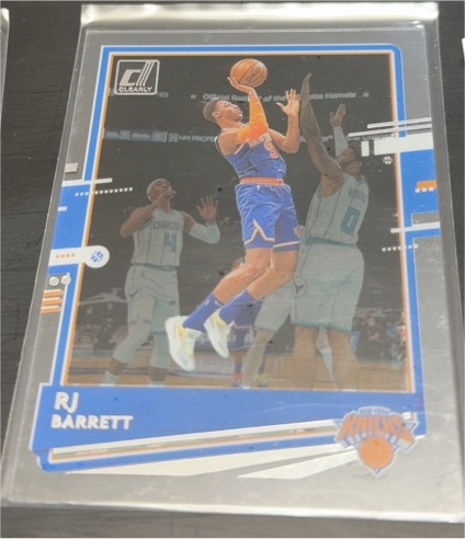 2020-21 Panini Donruss Clearly #27 RJ Barrett — front