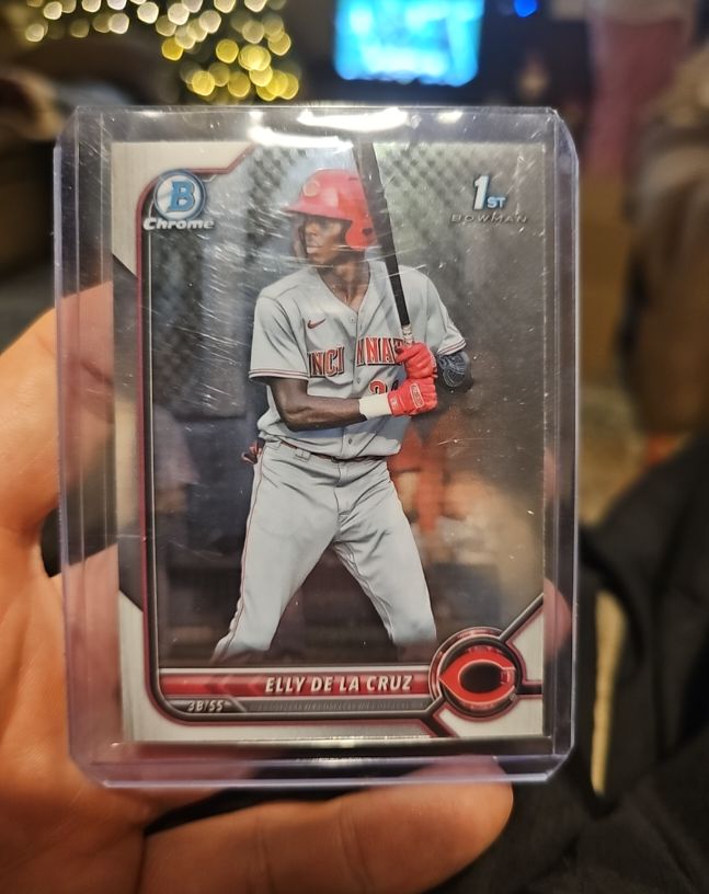 2022 Bowman Chrome #BCP-50 Elly De La Cruz — front