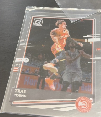 2020-21 Panini Clearly Donruss #15 Trae Young — front