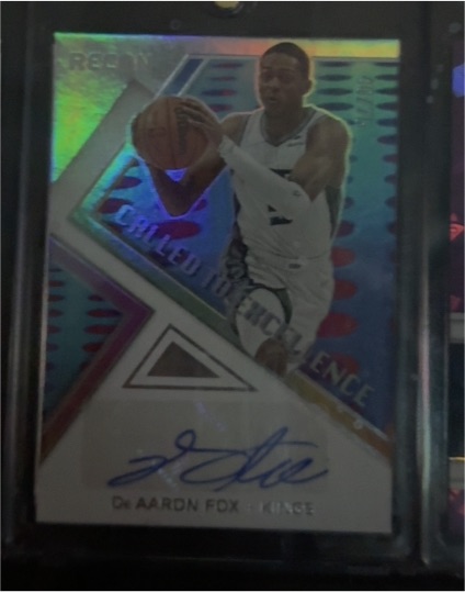 2021-22 Panini Recon Called To Excellence #CTE-DF De'Aaron Fox — front