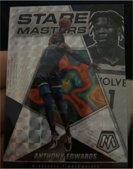 2021-22 Panini Mosaic Stare Masters #10 Anthony Edwards — front