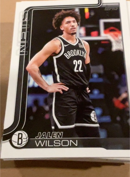 2025-26 Topps #12 Jalen Wilson — front