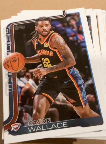 2025-26 Topps #119 Cason Wallace — front