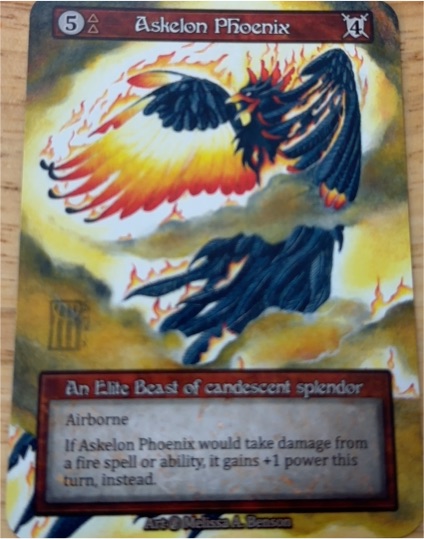 Sorcery Contested Realm Beta Askelon Phoenix Elite — front