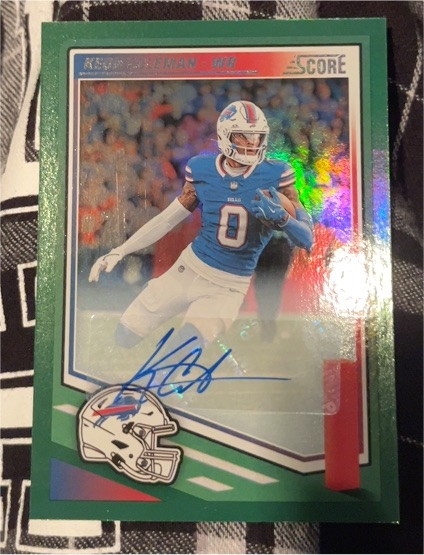 2025 Panini Score #4 Keon Coleman — front