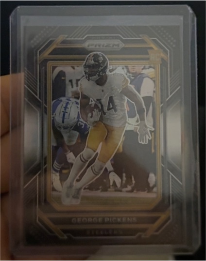 2022 Panini Chronicles Prizm Black #PB-20 George Pickens — front
