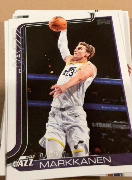 2025-26 Topps #129 Lauri Markkanen — front
