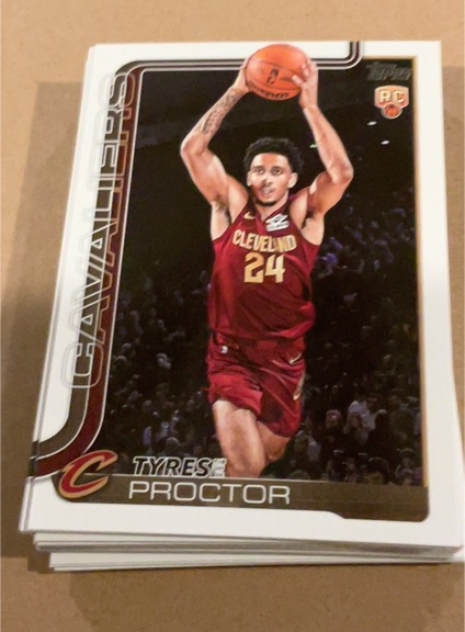 2025-26 Topps #250 Tyrese Proctor — front