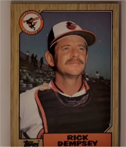 1987 Topps #28 Rick Dempsey — front
