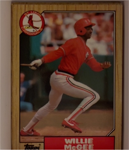 1987 Topps #440 Willie McGee — front