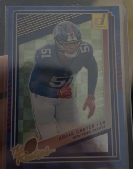 2025 Donruss #4 Abdul Carter The Rookies — front