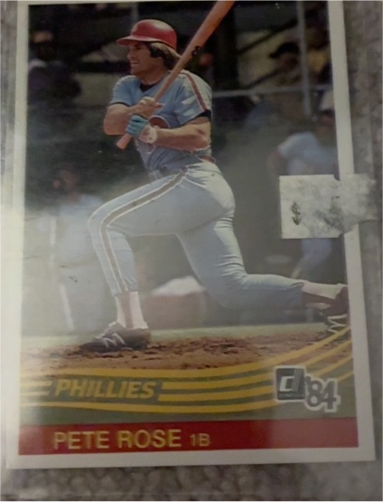 1984 Donruss #61 Pete Rose — front