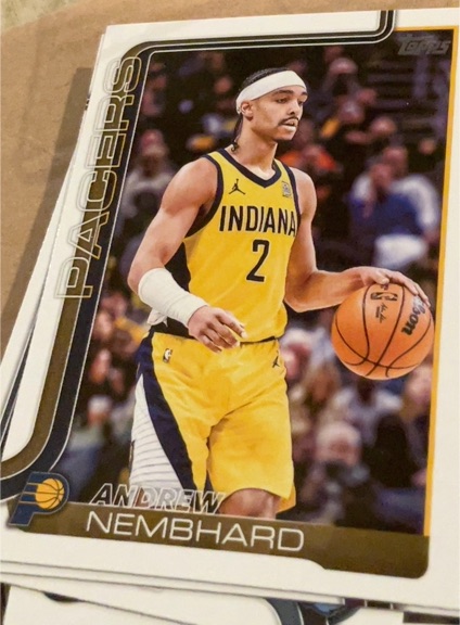 2025-26 Topps #52 Andrew Nembhard — front