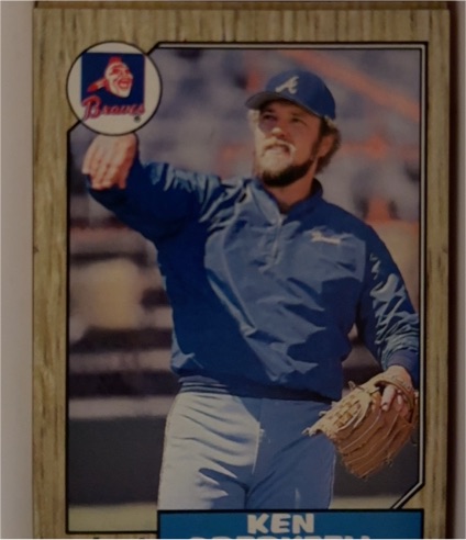1987 Topps #627 Ken Oberkfell — front