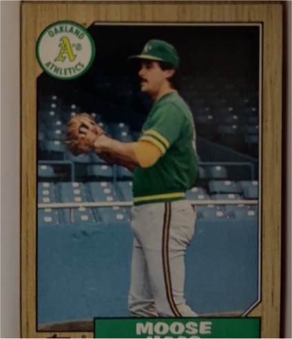 1987 Topps #413 Moose Haas — front