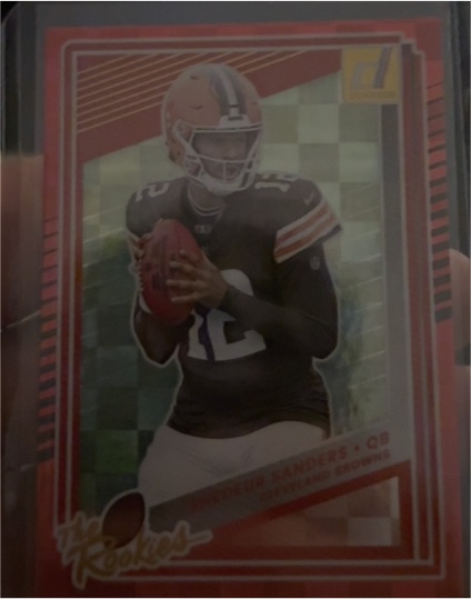 2025 Donruss The Rookies #5 Shedeur Sanders — front