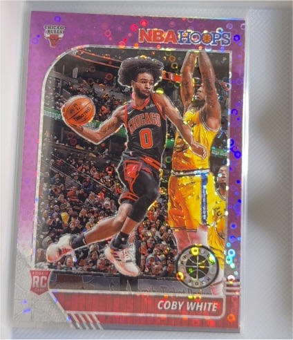 2019-20 Panini NBA Hoops Premium Stock #204 Coby White — front