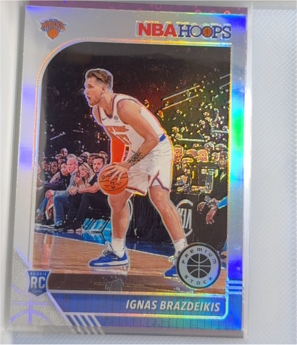 2019-20 Panini Hoops Premium Stock #235 Ignas Brazdeikis — front