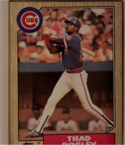 1987 Topps #58 Thad Bosley — front