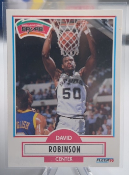 1990-91 Fleer #172 David Robinson — front