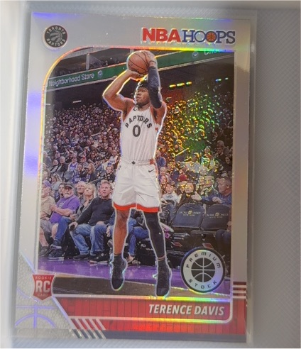 2019-20 Panini NBA Hoops Premium Stock #257 Terence Davis Rookie Card — front
