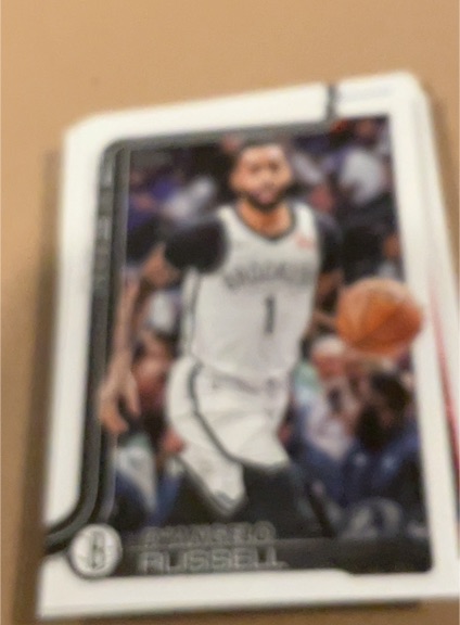 2025-26 Topps #1 D'Angelo Russell — front