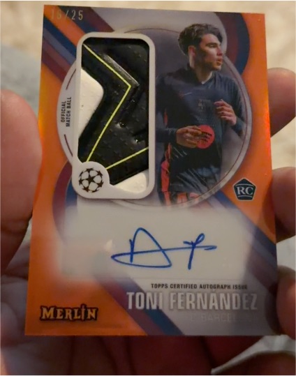 2025 Topps Merlin #MBS-TF Toni Fernandez — front
