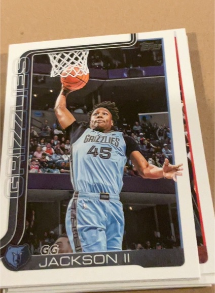 2025-26 Topps #249 GG Jackson II — front