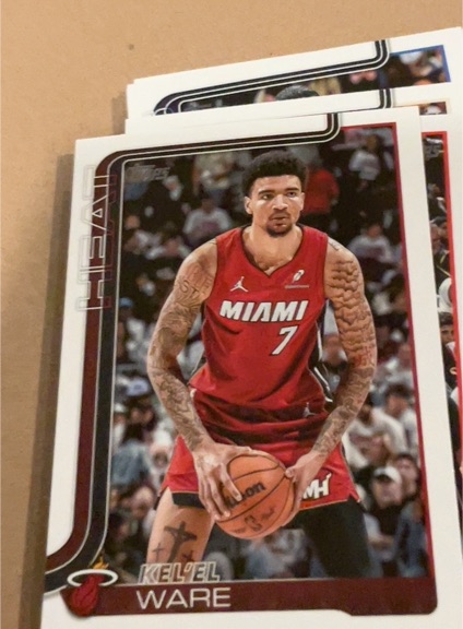 2025-26 Topps #74 Kel'el Ware — front