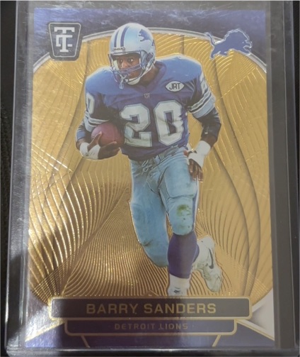 2024 Panini Totally Certified - Legends Barry Sanders #200 Mirror Red — front