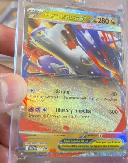 2022 Pokémon TCG Mega Latias EX #011 — front