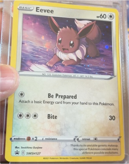 2021 Pokémon SWSH #SWSH127 Eevee — front