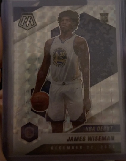 2020-21 Panini Mosaic #266 James Wiseman NBA Debut — front
