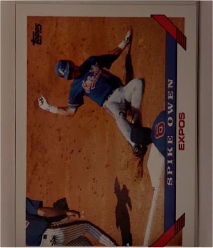 1993 Topps #42 Spike Owen — front