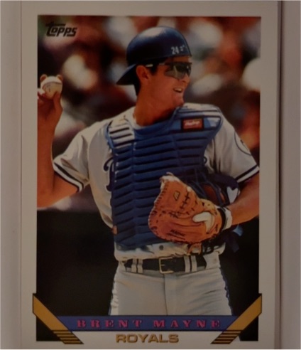 1993 Topps #294 Brent Mayne — front