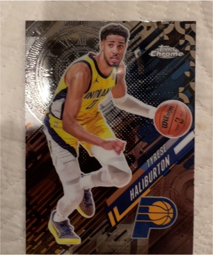 2025-26 Topps Chrome Go Time #GT-5 Tyrese Haliburton — front