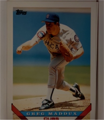 1993 Topps #183 Greg Maddux — front