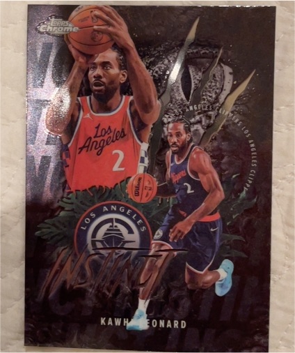 2025-26 Topps Chrome #INS-2 Kawhi Leonard Instinct — front