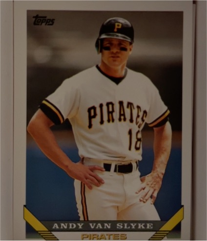 1993 Topps #275 Andy Van Slyke — front