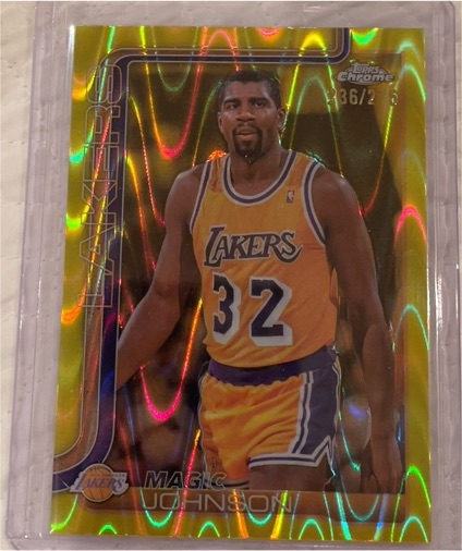 2025-26 Topps Chrome #244 Magic Johnson — front