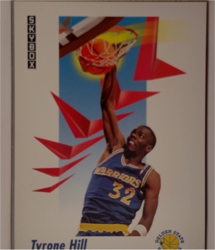 1991-92 SkyBox #92 Tyrone Hill — front
