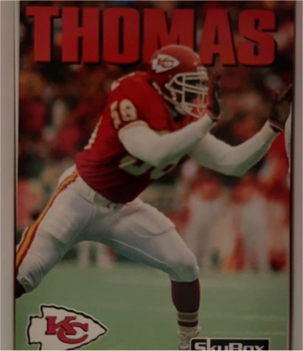 1992 SkyBox Impact #210 Derrick Thomas — front