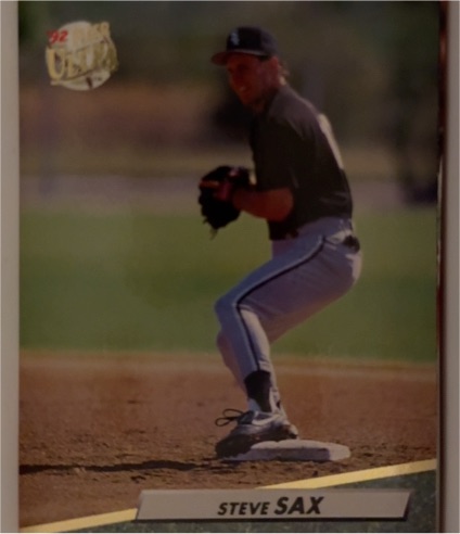1992 Ultra #341 Steve Sax Chicago White Sox — front