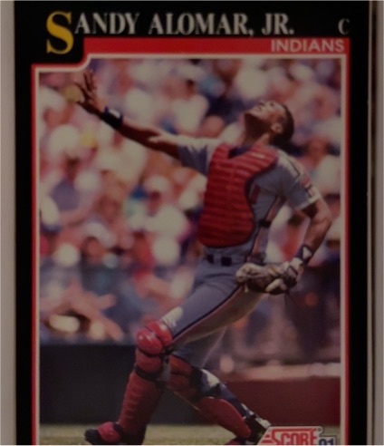 1991 Score #793 Sandy Alomar Jr. — front