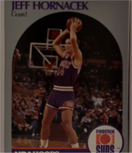 1990 Hoops #236 Jeff Hornacek Phoenix Suns — front
