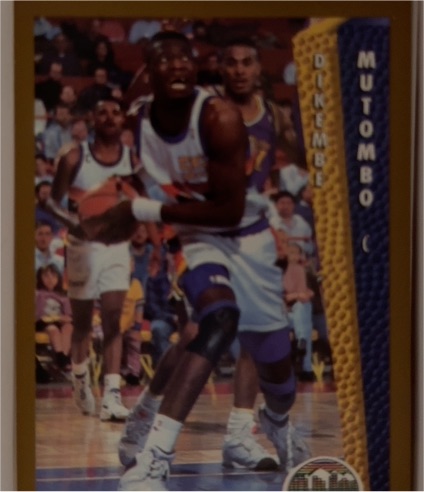 1992-93 Fleer #60 Dikembe Mutombo — front