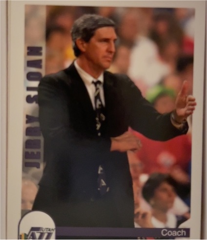 1992-93 Hoops #264 Jerry Sloan — front