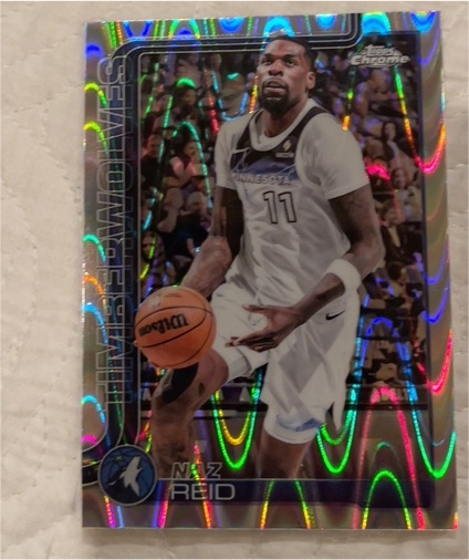 2025-26 Topps Chrome #156 Naz Reid — front