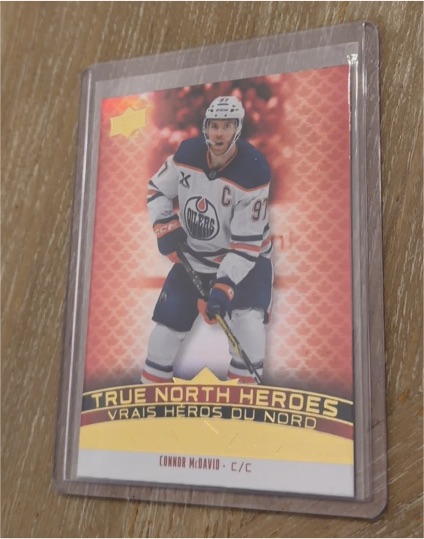 2025-26 Upper Deck Tim Hortons True North Heroes #TNH-8 Connor McDavid — front